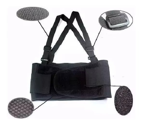 Work Lumbar Support Belt with Adjustable Straps-Back Pain Relief, Injury Recovery, Le Support
