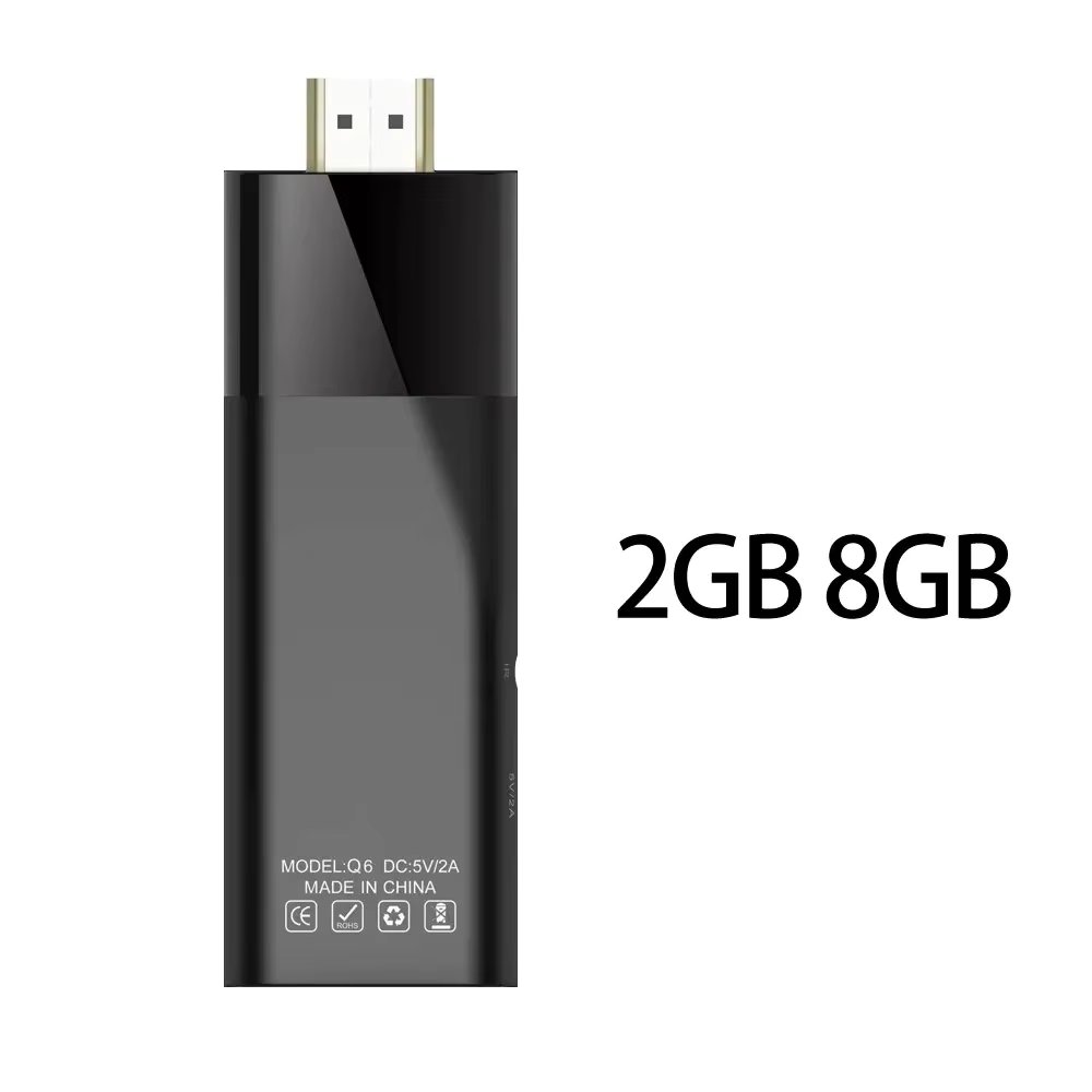 LEMFO Q6 Android 10 TV Stick HDR Set Top OS 4K 1080P WiFi 6 2.4/5.8G Smart TV Sticks For YouTube NETFLIX Network Media Player