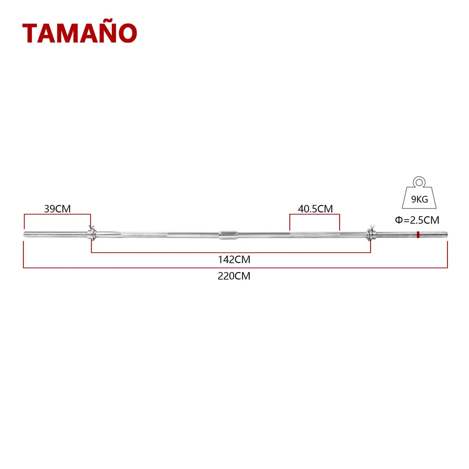 220cm disassemble 25mm