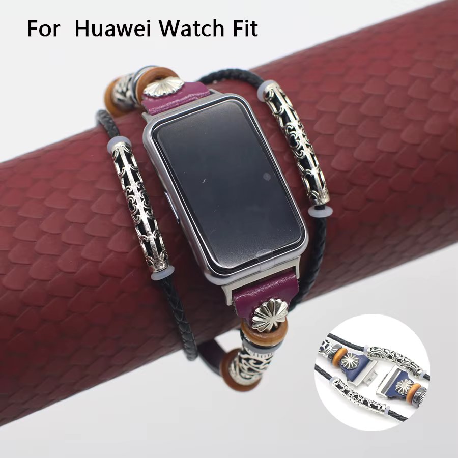 PU Leather Watchband For Huawei Watch Fit 3 2 Strap Wrist Band Replacement Bracelet Wristband for Huawei Watch Fit Woman Man