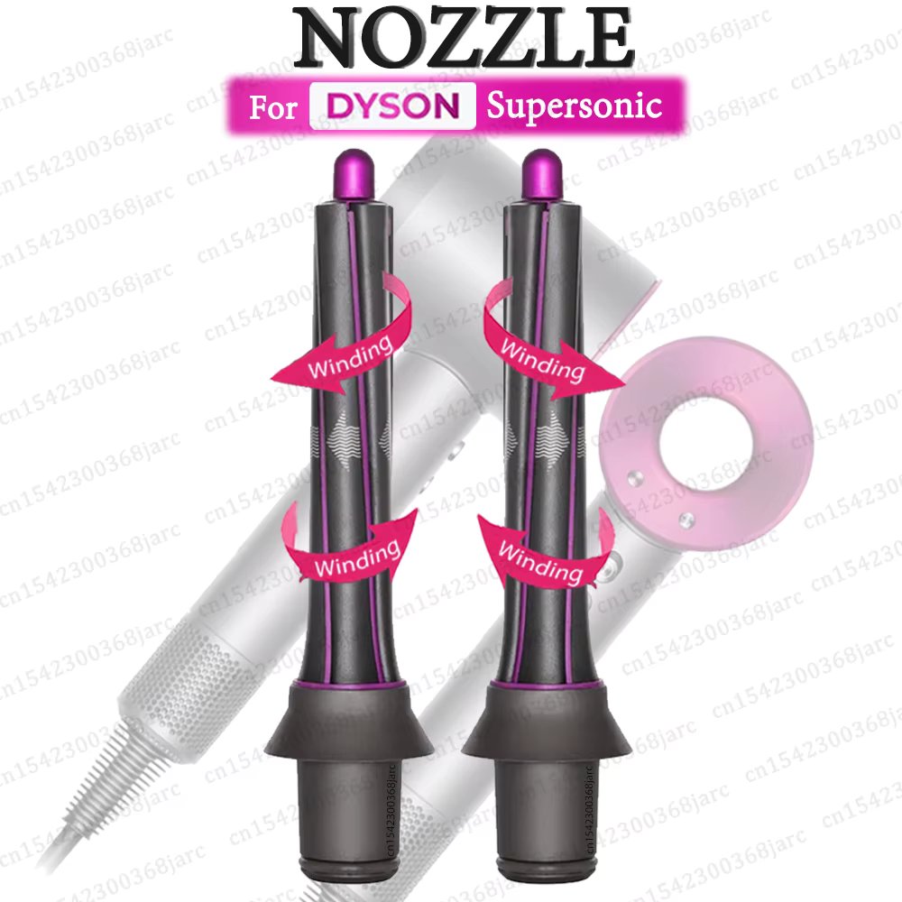 Hair Dryer Curling Attachment 40mm Automatic Curling Nozzle For Dyson Supersonic Hair Dryer Accessories Air Styler Cylinder Comb