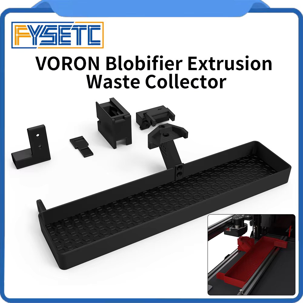 FYSETC Voron Blobifier Extrusion Waste Collector Hotend Nozzle Cleaning 3D Printer Parts with Silicone Nozzle Brush for Voron V2