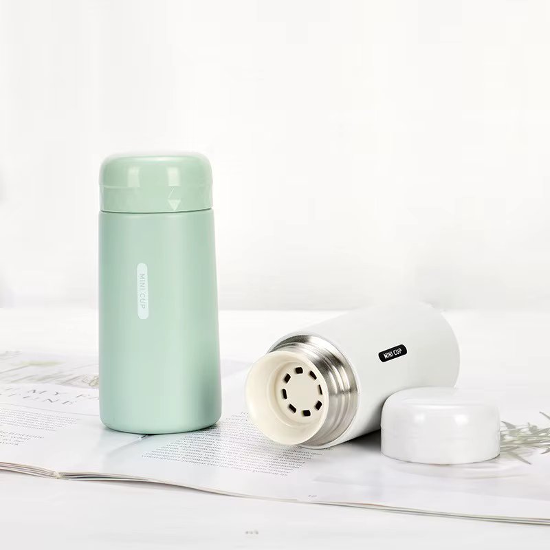 Convenient Mini Stainless Steel 150ml Thermos Cup Ultra-compact Portable Leak-proof Fashion Water Cup Drinkware Thermos Kettle