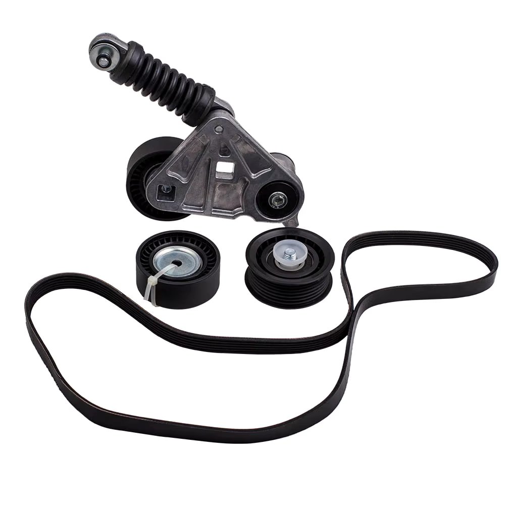 Generator Fan Belt Tensioner Kit Fit for Jaguar X-Type 2003 2004 2005 2006-2009 2.0 2.2 Diesel 1102827 1128896 1201178