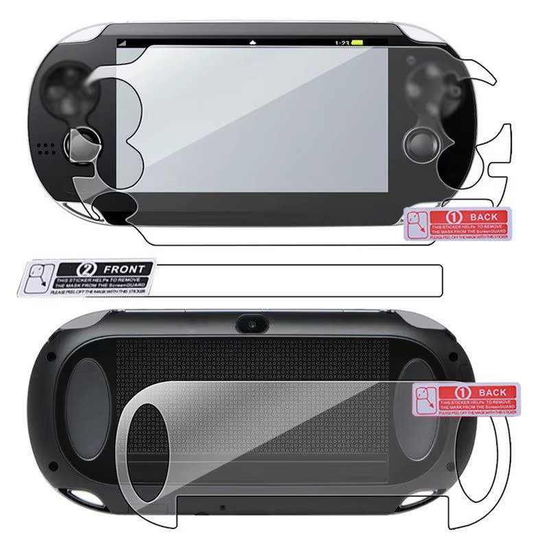 HD Screen Protector Film for Sony PSVita P SV Game Player Screen Protection Pad Front and Back Cover