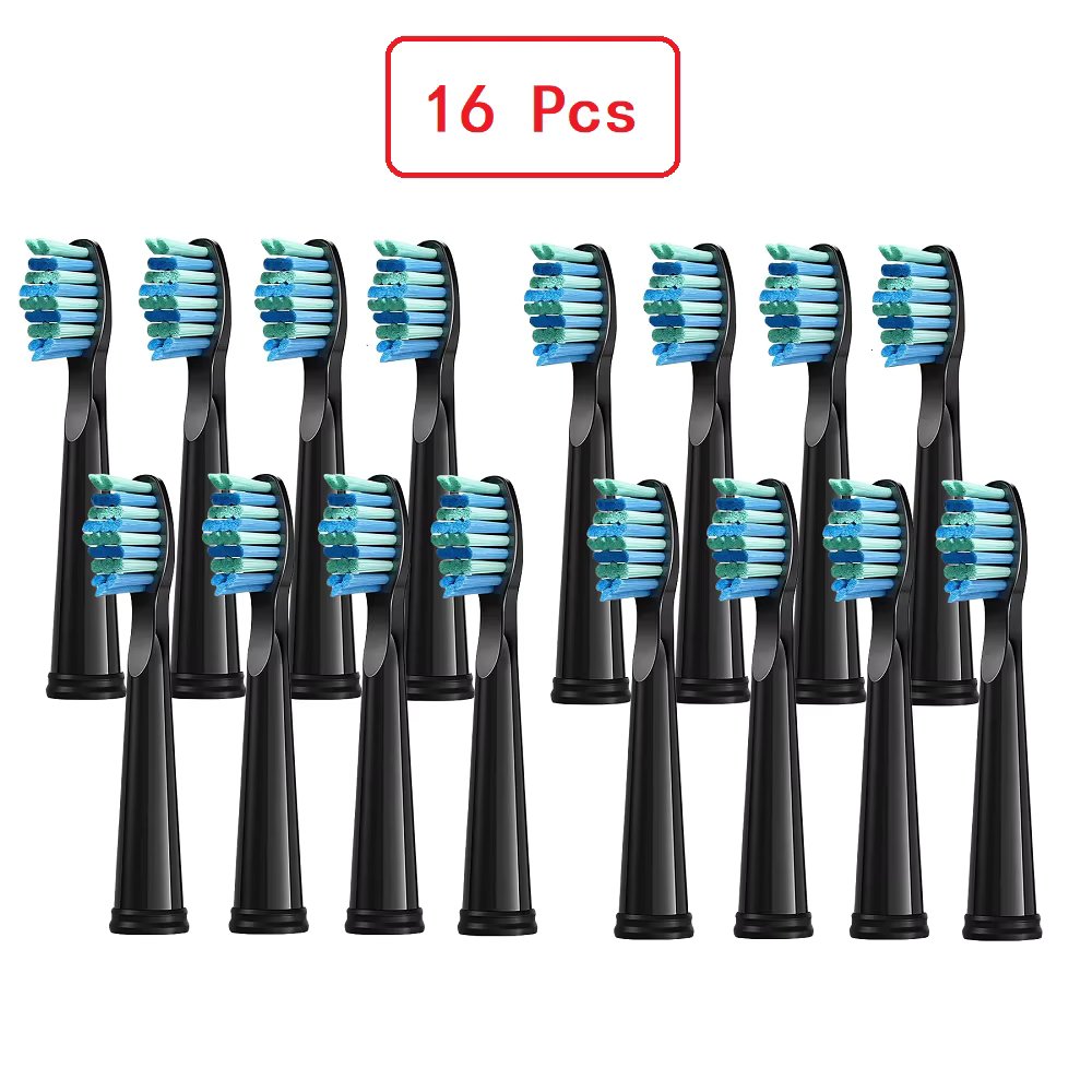 16 Pcs black