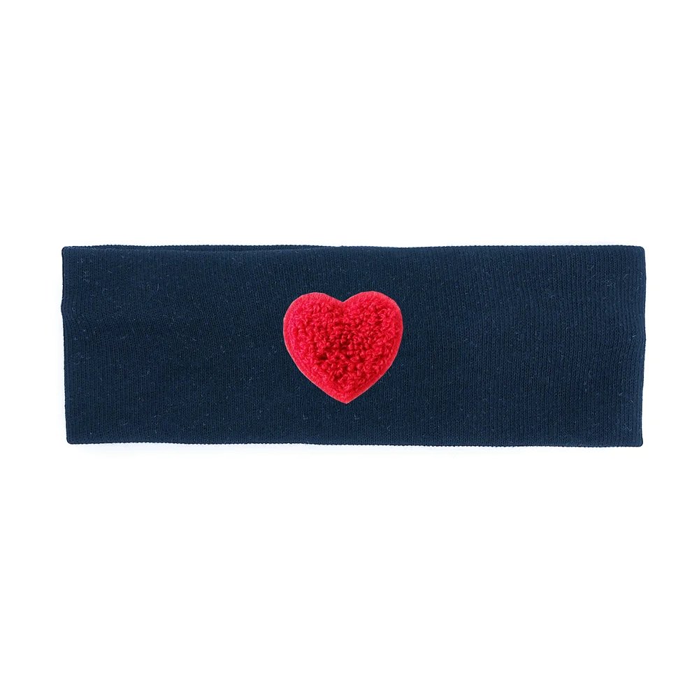 navy red heart