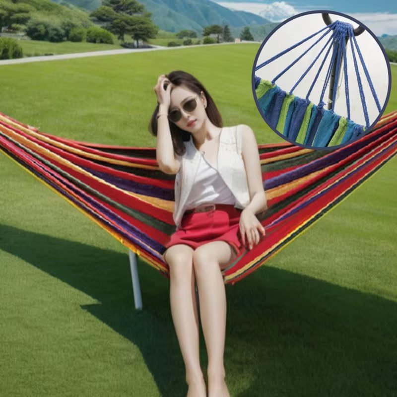 (Always Sunny) outdoor Hammock for home sunbed net bed rack frame indoor hammock stand full set Hammock Bed swerger chair