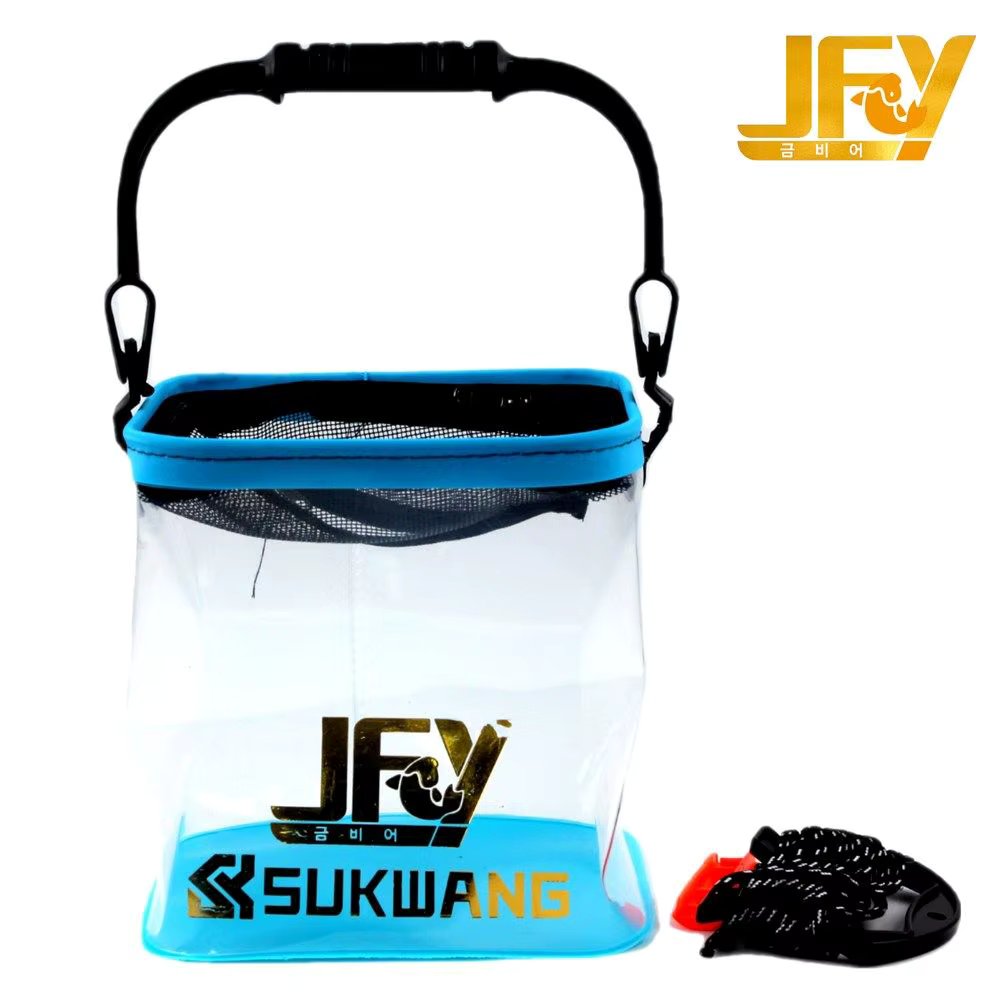 999 Phishing EVA Folding Transparent Dure Bak 21 Type Salin Fishing Fish-bait Tub