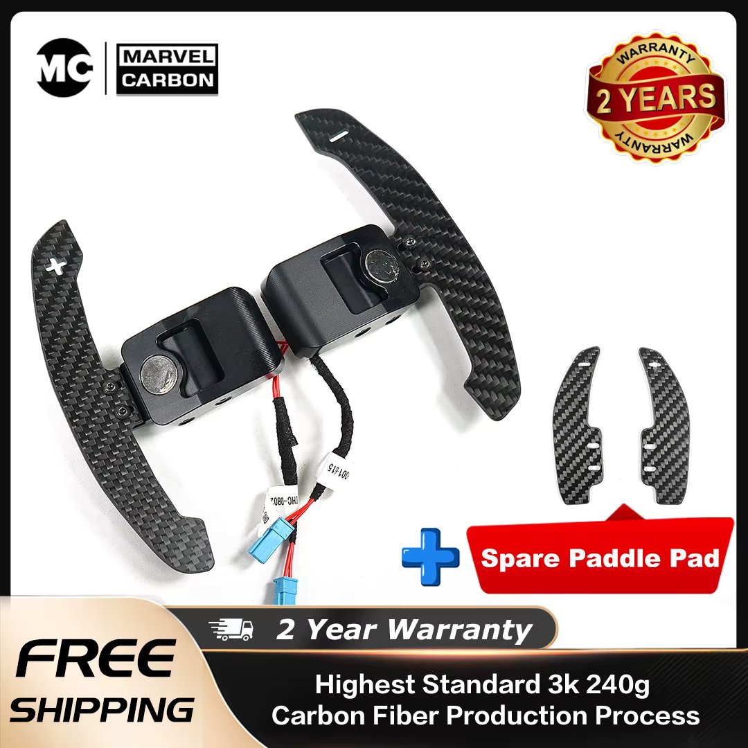 For BMW 1-4 series f20 f21 f30 f22 f80 g20 g30 g80 Steering Wheel Shift Paddle Magnetic Carbon Fiber Paddle Shifter Extensions