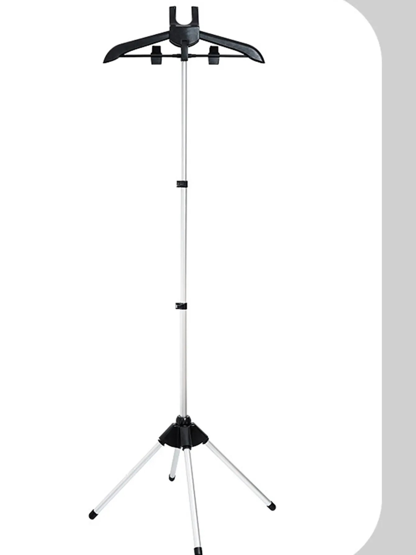 160cm Adjustable Clothes Steamer Rack Telescopic Garment Steamer Racks Foldable Standing Garment Hangers for Steaming Clothes