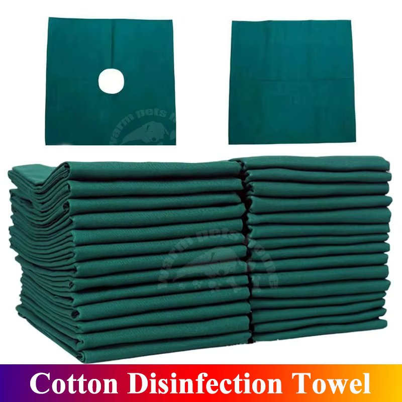 Medical Surgical Drapes Cloth Cotton Disinfection Towel Hole Towel