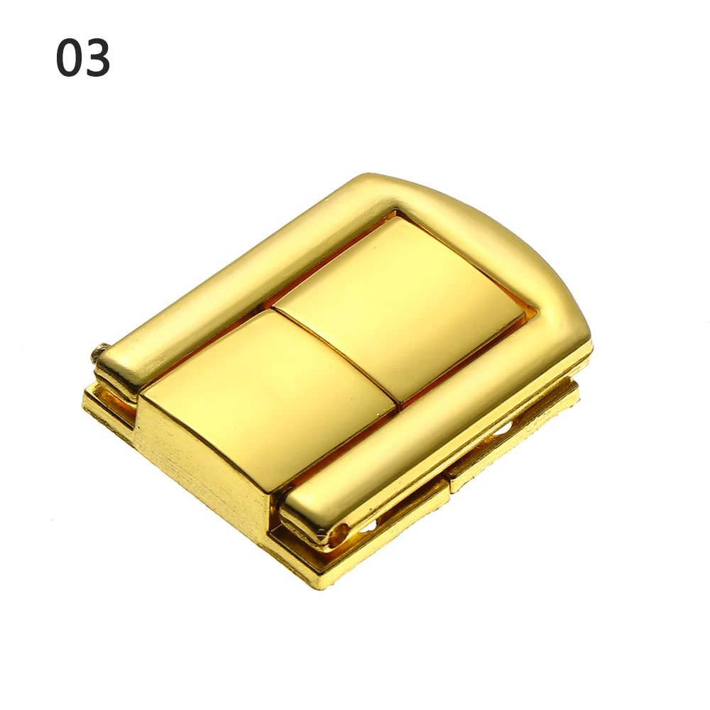 Antique Box Hasps Leather Bag Buckle Alloy Lock Catch Latches Clasp Vintage Hardware for Jewelry Chest Box Suitcase Buckle Clip