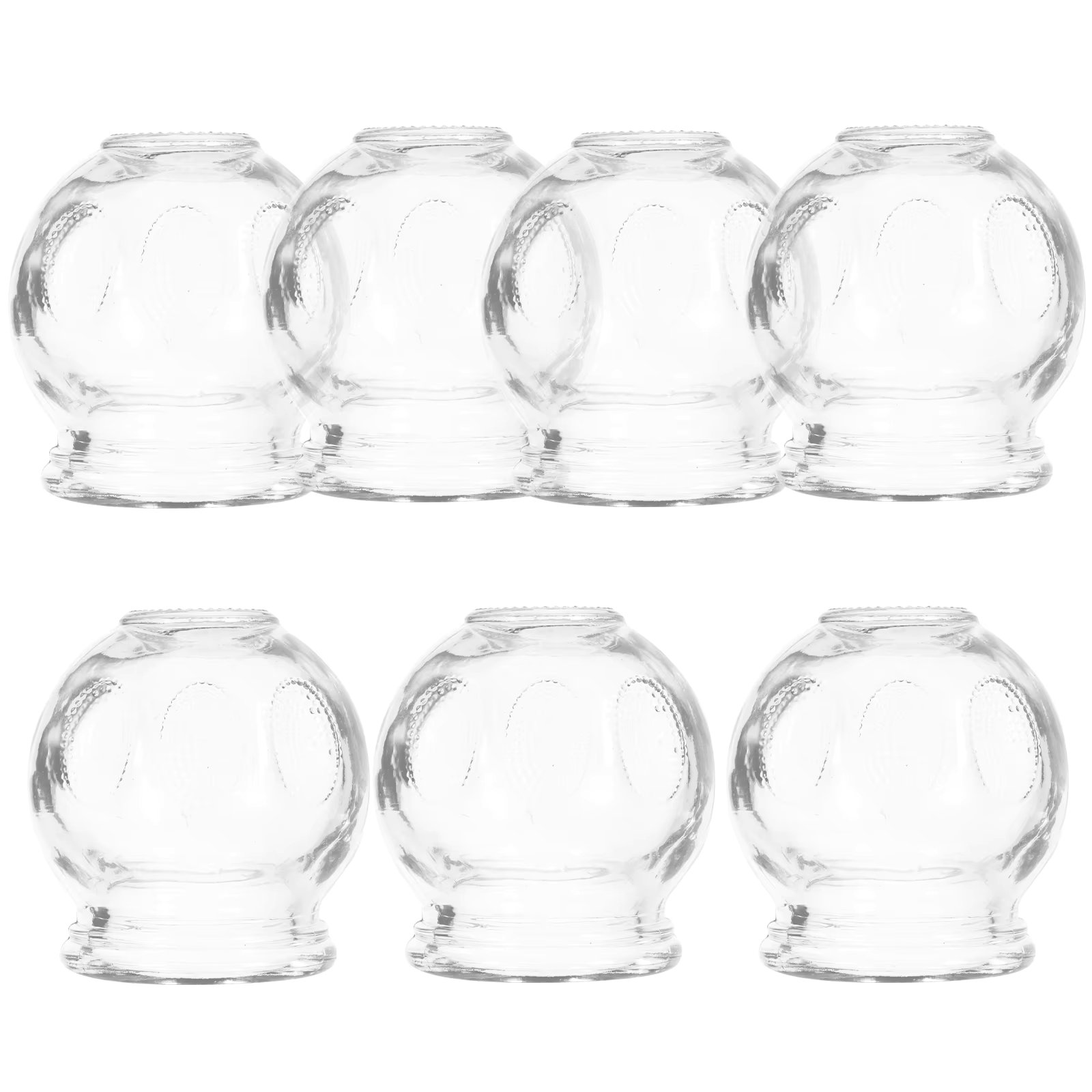 7 Pcs Glass Cupping Suction Cups For Jars Household Massager Therapy Device Professional Scraping Cupping Cups