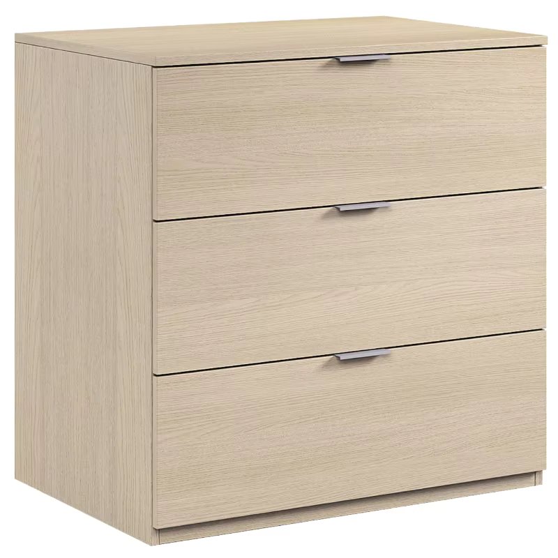 Comodas with drawers bedroom, chest of drawers, Sinfonier with drawers, oak color 80x77x38 cm