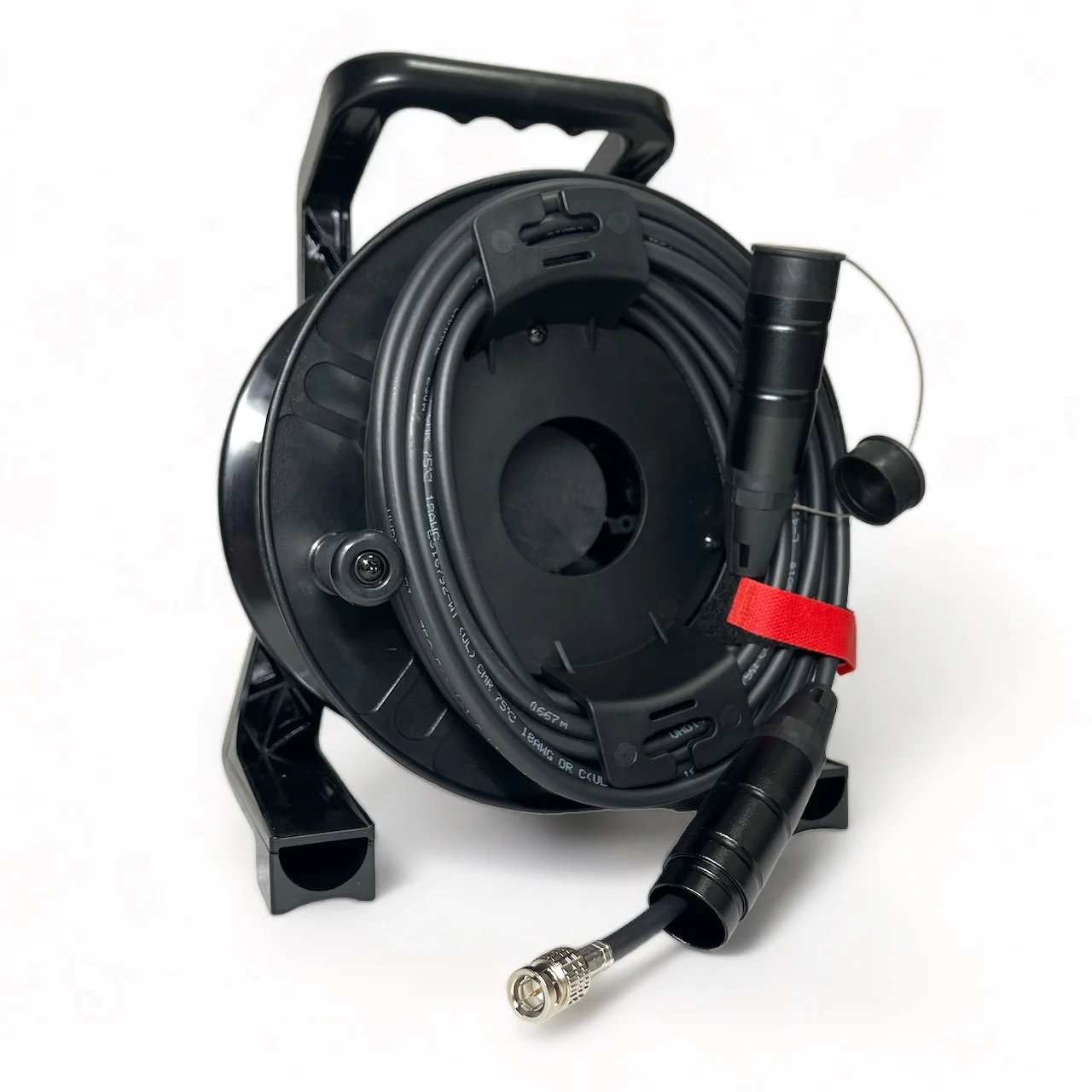 50M 12G-SDI Cable Reel Canare L-4.5C 4K Video Coaxial Cable Compatible HD-SDI 3G-SDI BNC Camera Cable With PCD235 Drum