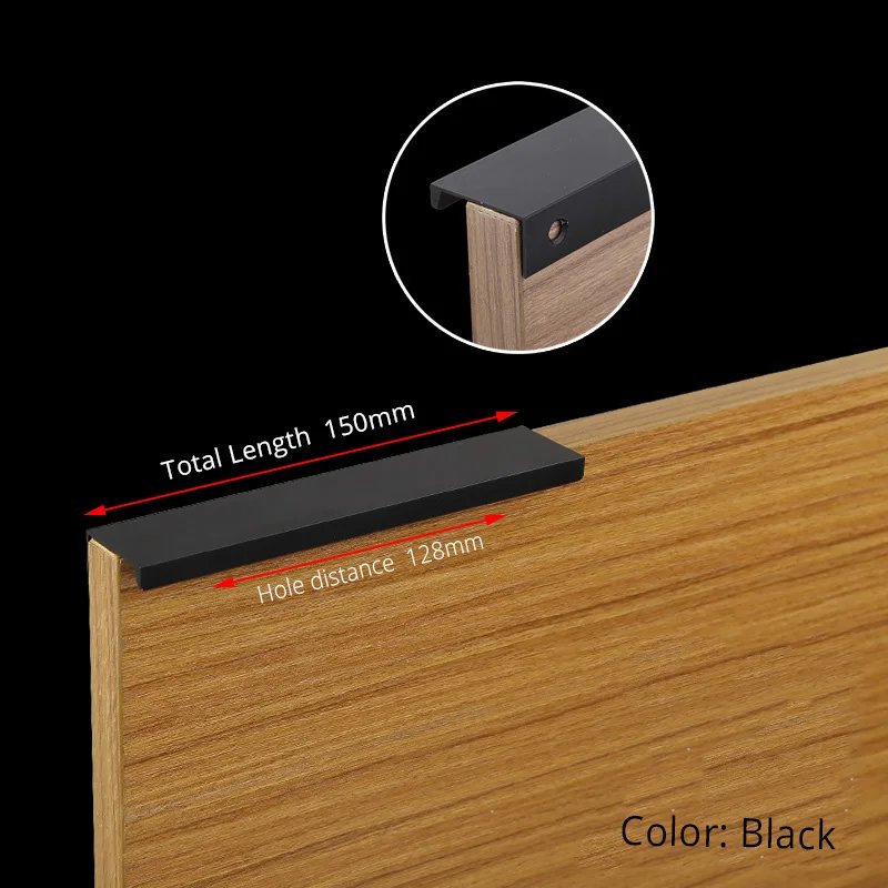 Black Length 150mm