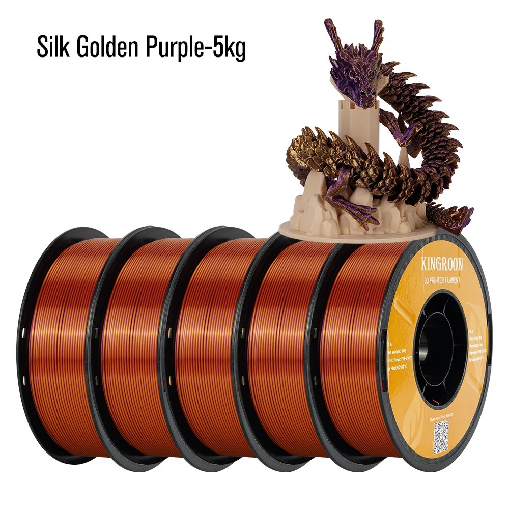 Silk Golden Purple