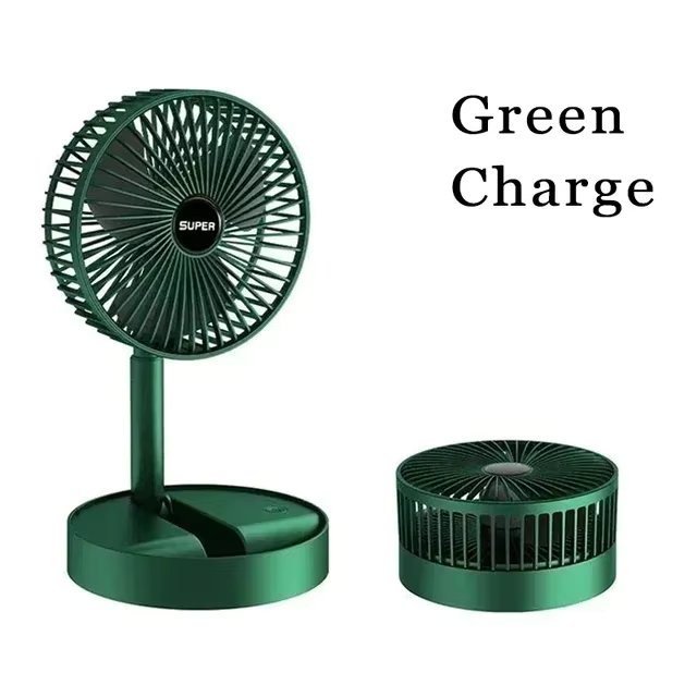 Desktop Foldable Retractable Small Fan Mini Portable Charging USB Home Low Noise High Duration Standby Mini Electric Fan