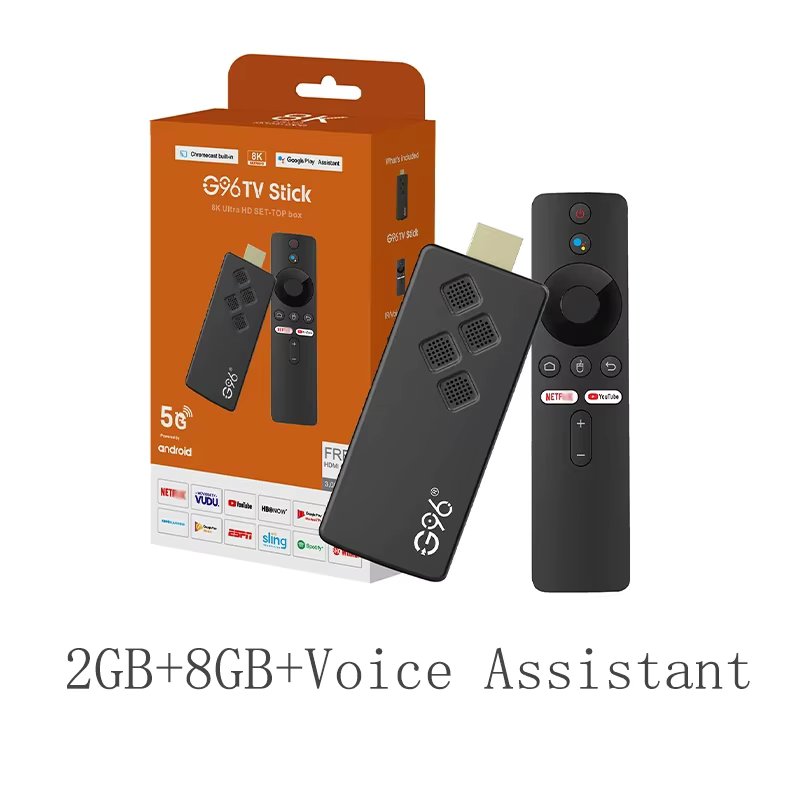 Q2 Android 13 TV Stick Set Top OS 8k  HDR10+ WiFi 6 2.4/5.8G Smart TV Sticks For Google YouTube NETFLIX Network Media Player