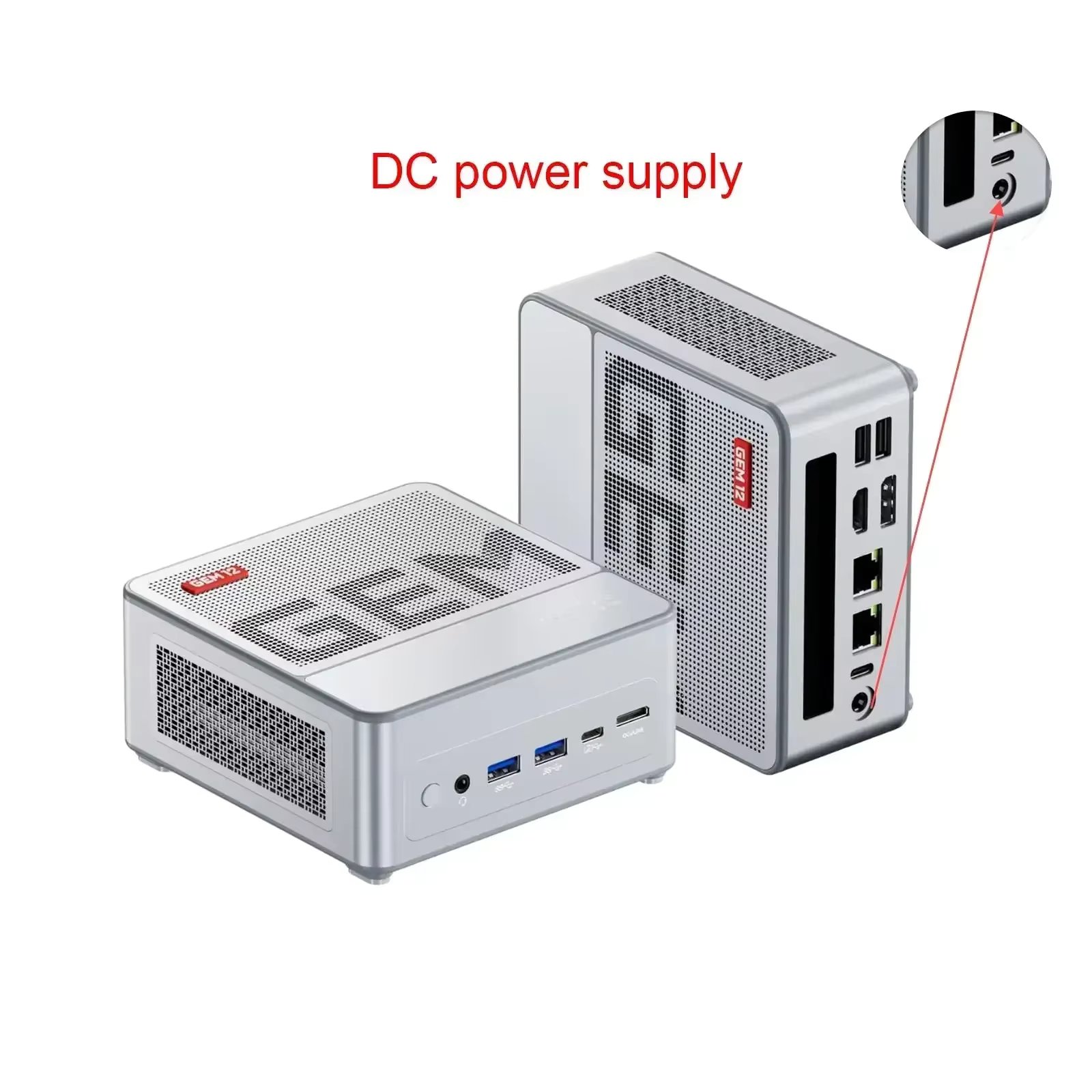 Chatreey GEM Mini PC R7 8845HS 7840HS 780M R9 6900HX 680M Gaming Desktop Computer with WiFi 6/Bluetooth 5.2/OCuiLink/HDMI/USB 4