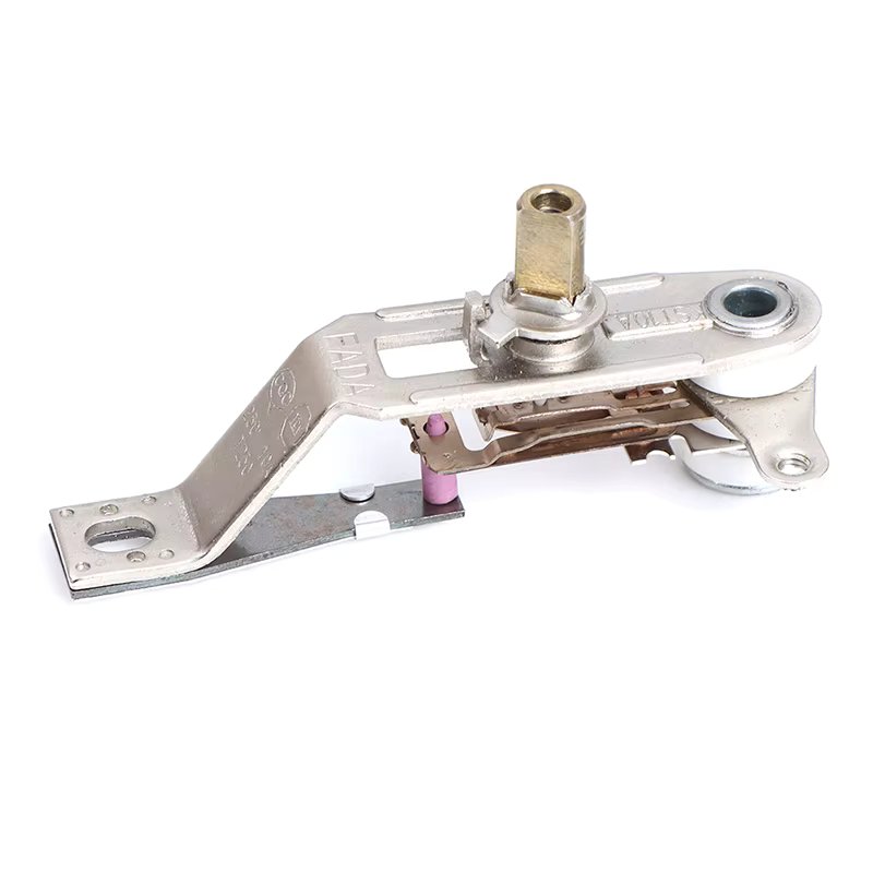 High Quality1PC AC 250V 10A  Household Electric Iron Thermostat Thermal Control Silver Tone Plugs And Connectors 1PC