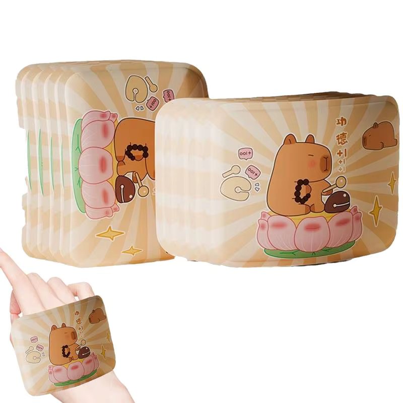 Wearable Hand Warmers Air Activated Heat Packs for Hands 10X Cartoon Hand Heat Packs Instant Heat Feet Warmers for Kids Adults