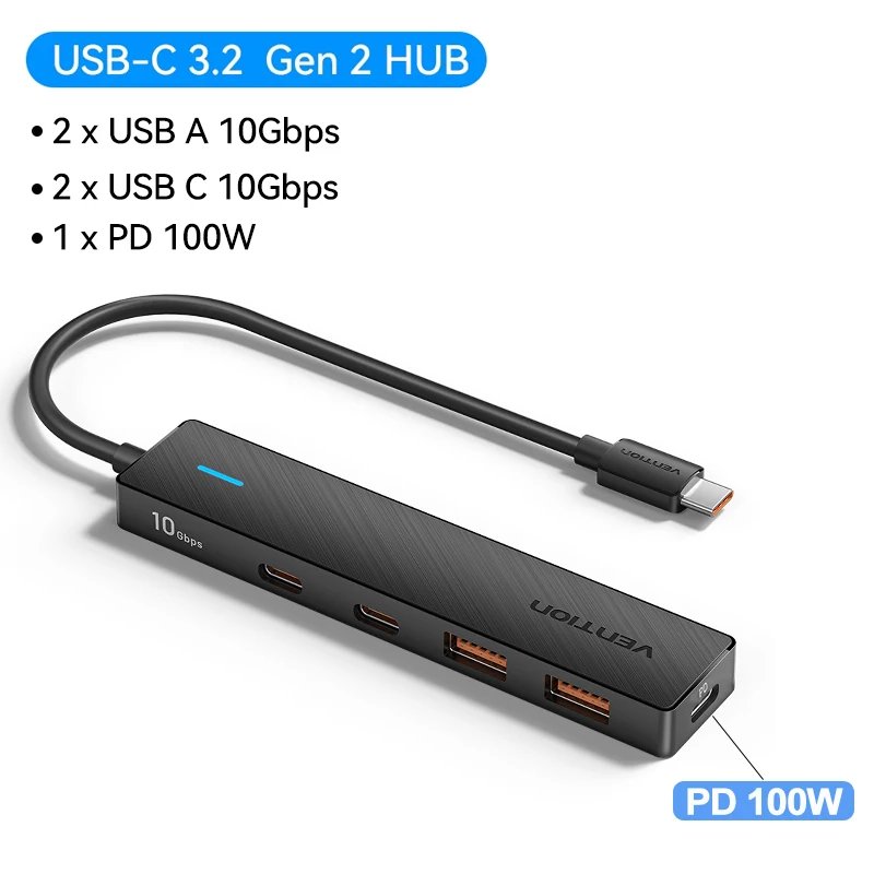 USB  C 2A 2C 100W