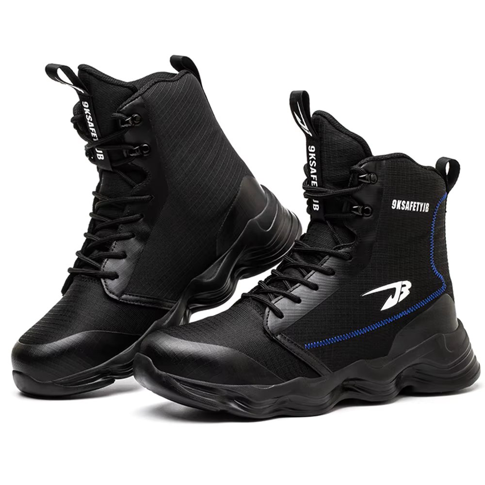 Motorcycle Boots black Motorbike Riding Shoes Men's Motorbike Riding Ankle Type Shoes Protective Boots Four Seasons Botas Moto