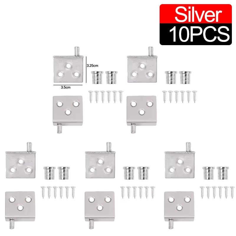 10PCS-Silver