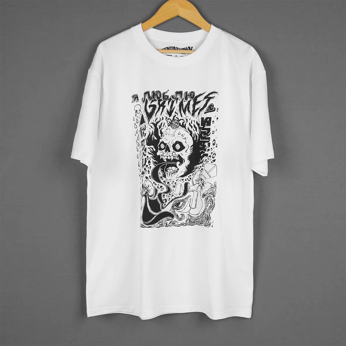 Grimes T-Shirt Visions Claire Boucher 4AD Electronic Experimental Music White Cotton Summer Print Tee Shirt
