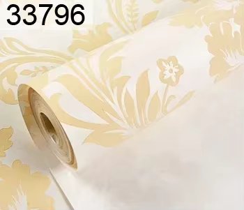 Luxury Modern Metallic 3D Damask Vinyl Wallpaper Wall Paper Bedroom Living Room Wallpapers Roll Beige,CreamRed,Brown