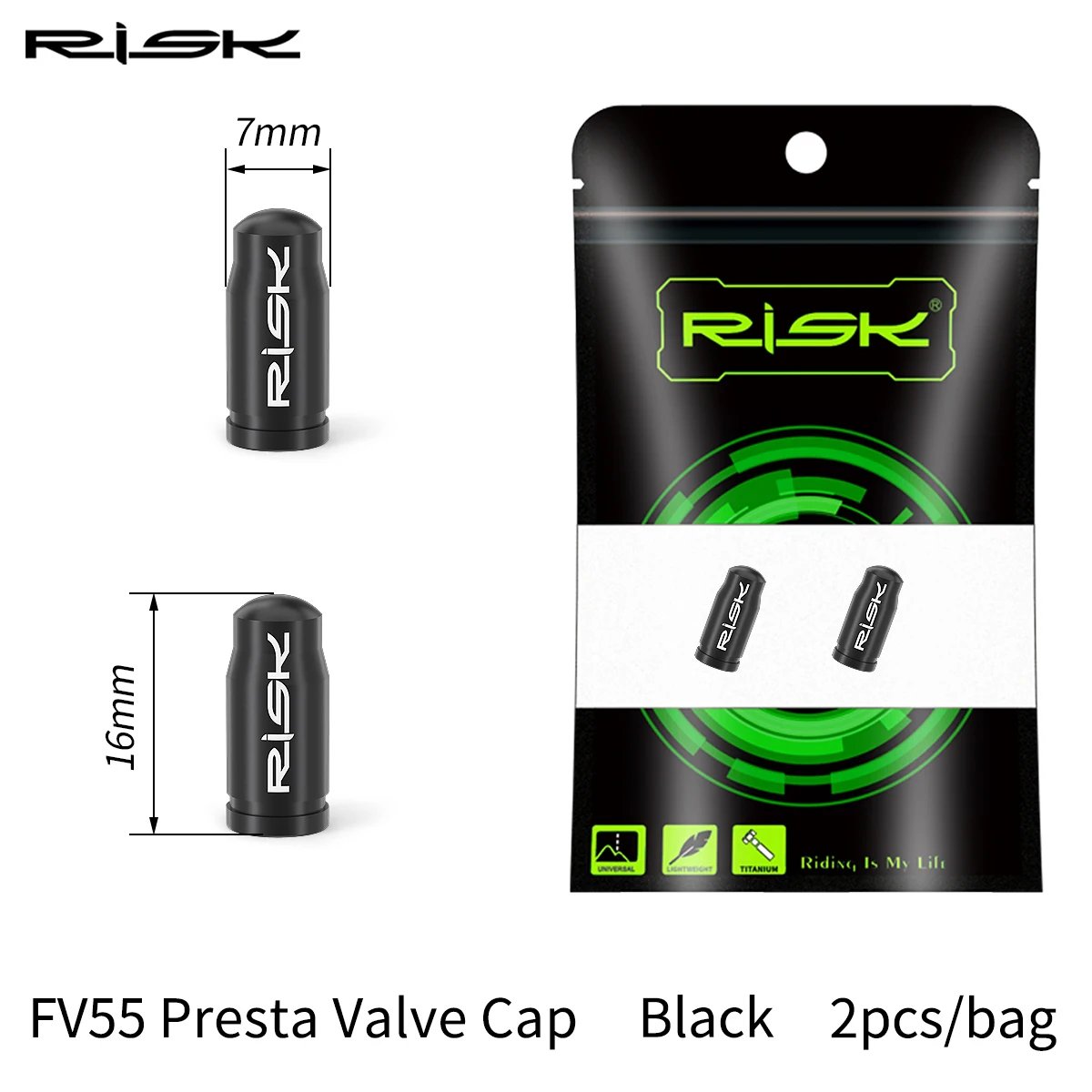 presta 2pcs black
