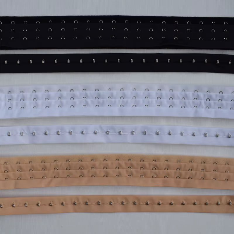 3 rows of shapewear with buckles, corset bra fabric hooks, extended buttons, DIY accessories for clothing