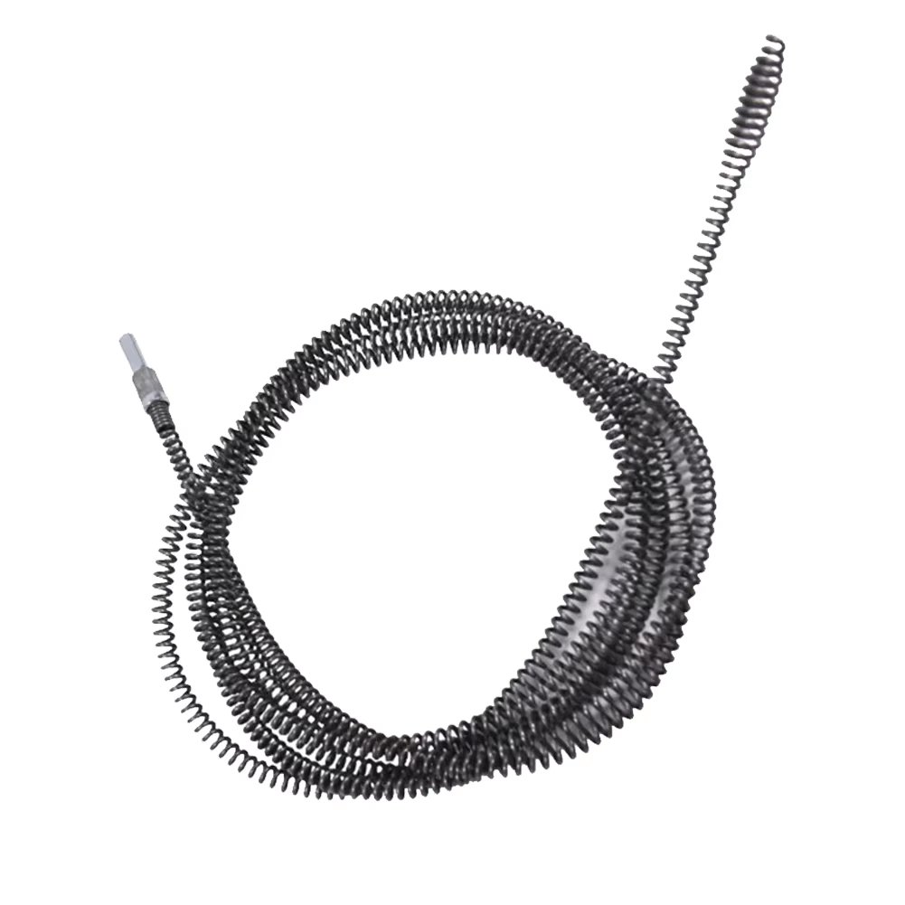 1-10M Sewer Pipe Unblocker Bathroom Hair Sewer Sink Cleaning Tools Snake Spring Pipe Dredging Tool Pipeline Kitchen Accessories