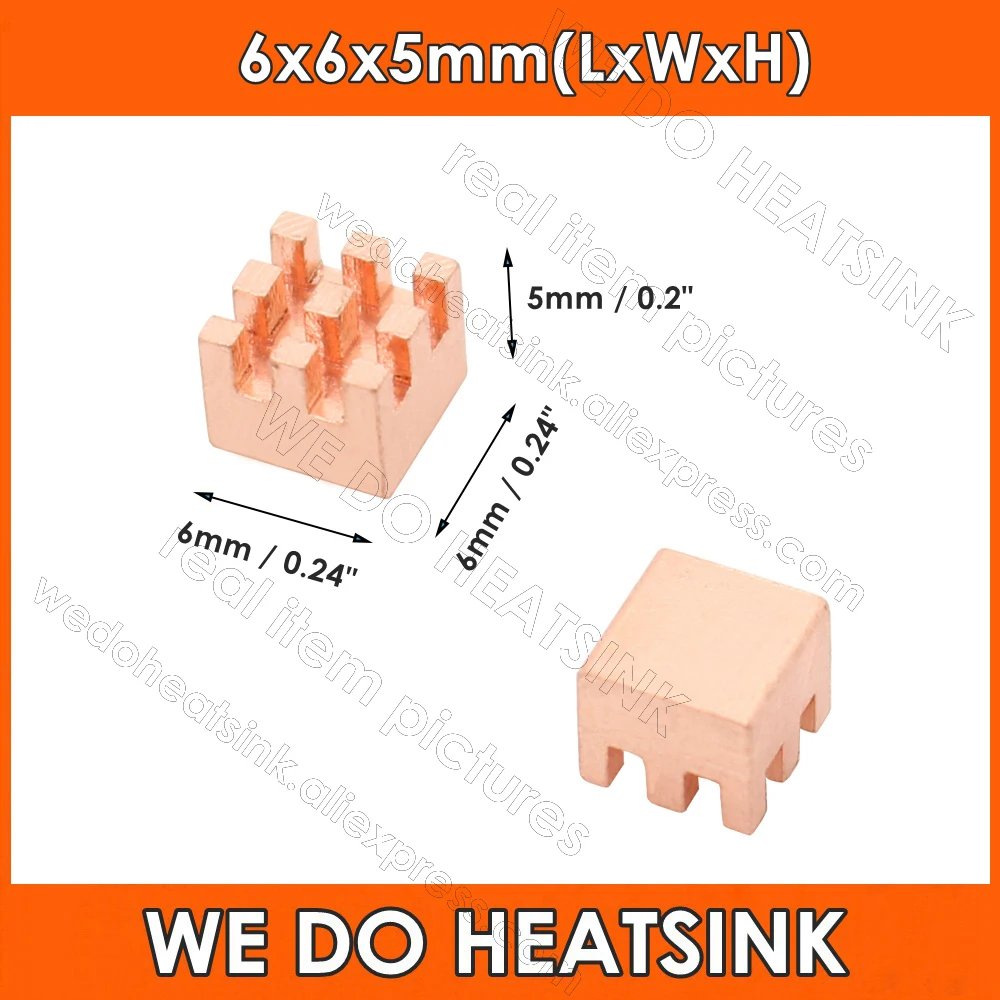 6x6x5mm (No Pad)