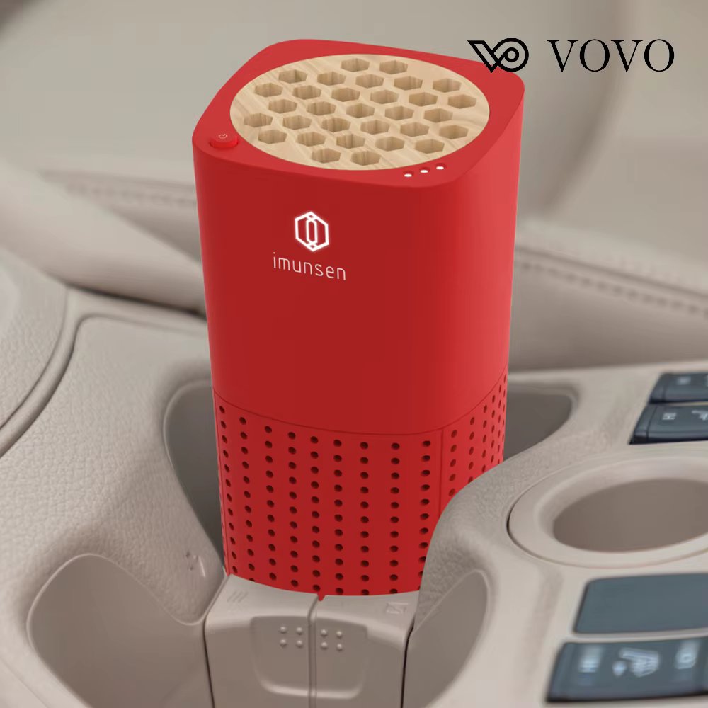 [Super Deal] Boboi Munsen Car Air Puridiser Caireus Filter M-003R (Red)