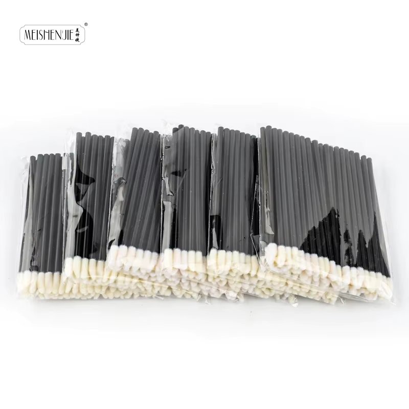 MEISHENJIE 50/1000Pcs Lip Brush Lipsticks Lipbrush Mascara Applicator Lipstick Wands Eyelashes brush Set Cosmetic Makeup Tool