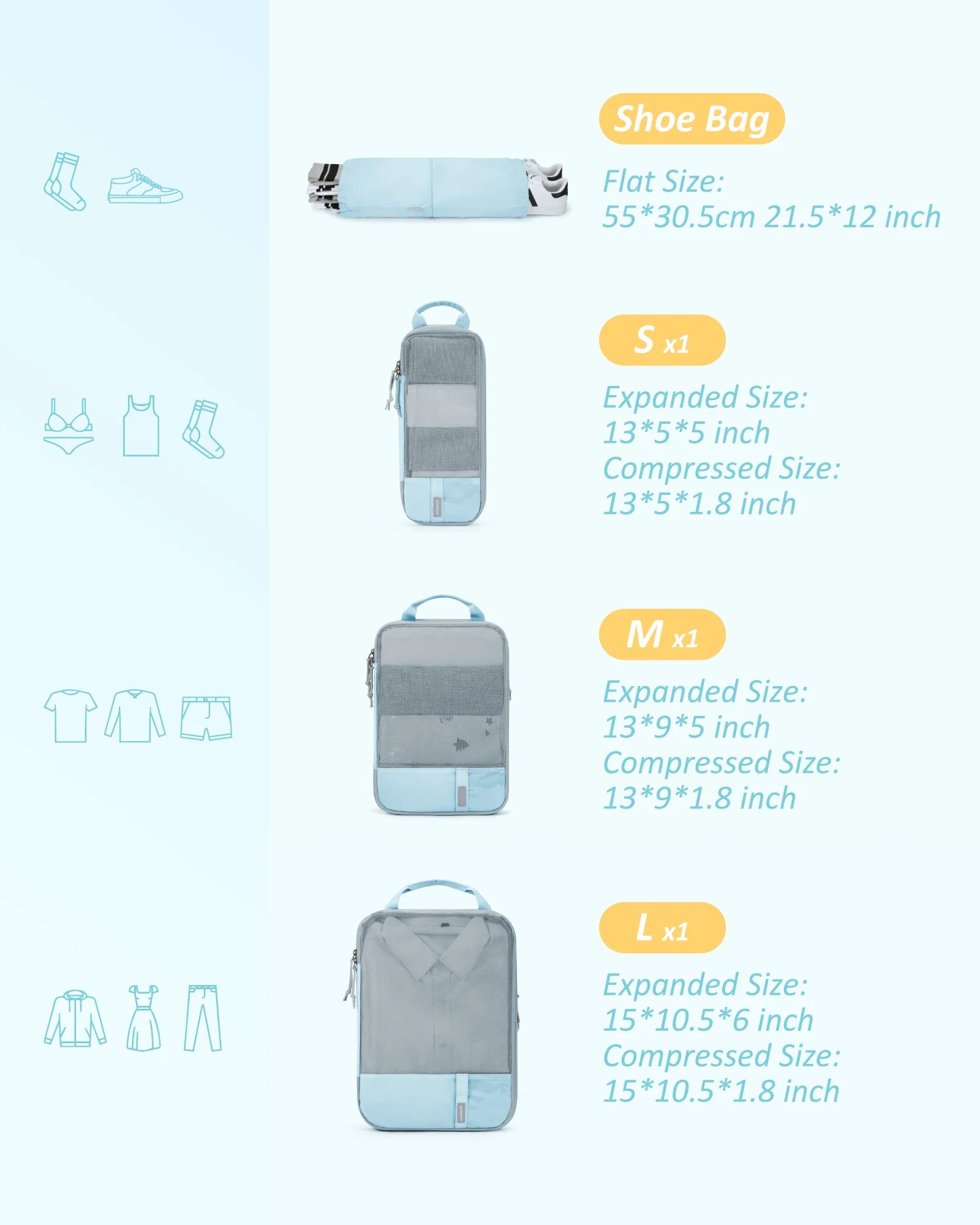 blue 4pcs