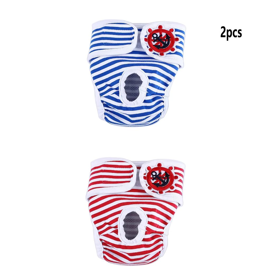 Striped-Blue Red