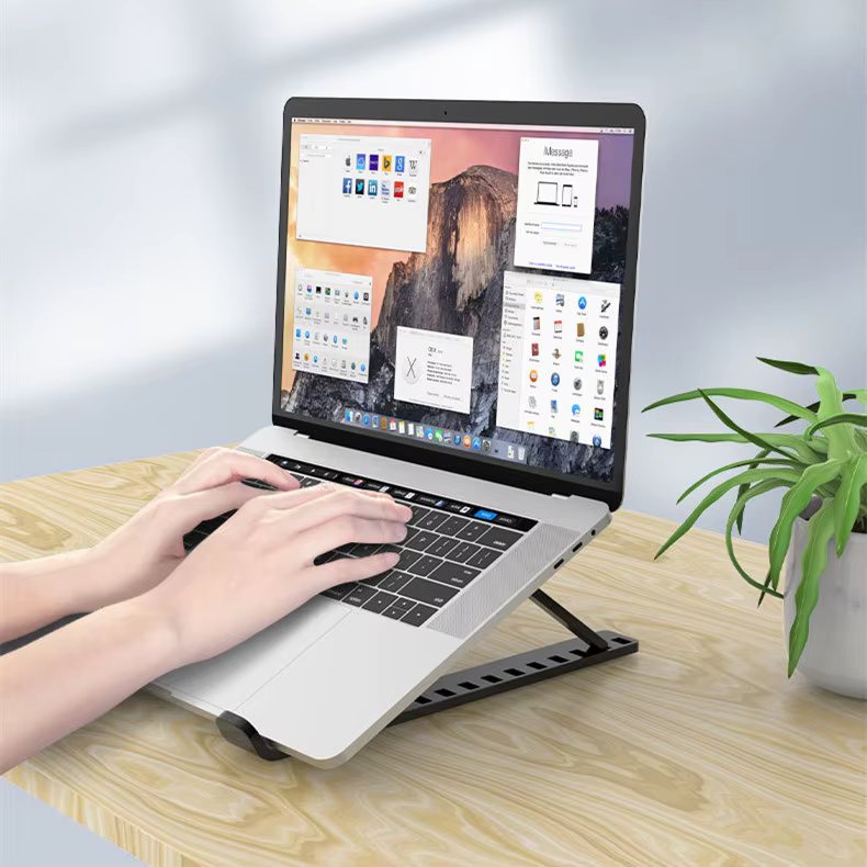 Support Laptop Support Compact Black Articulate Notebook Support Base