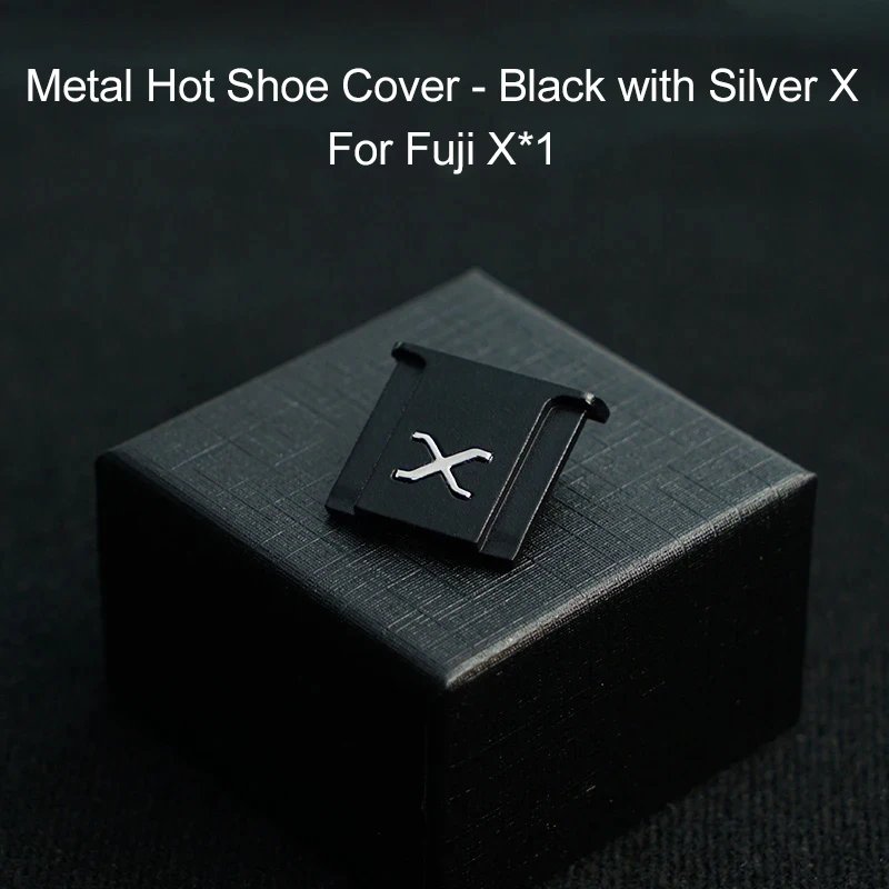 Black with Silver X