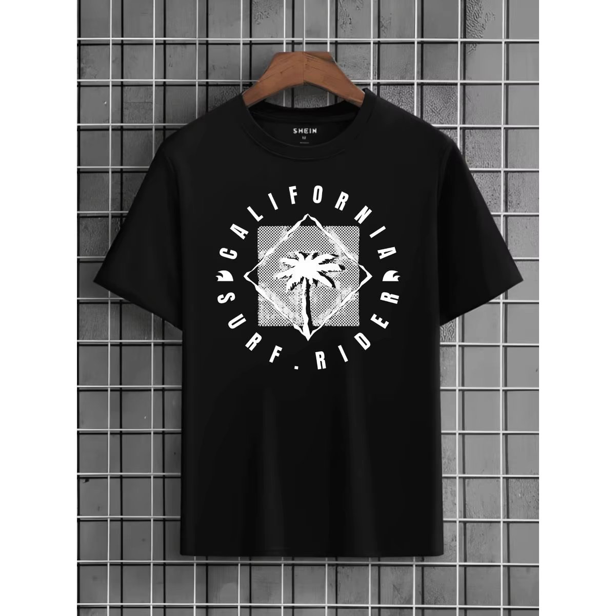 California Surff Cotton T-shirt Basic Men's T-Shirt