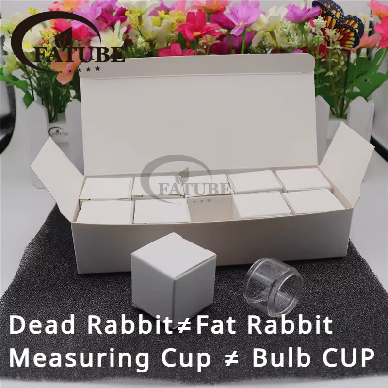 10PCS FATUBE GLASS Measuring Cup for Dead Rabbit M Mesh 4.5ml R 3 / Fat Rabbit RTA SOLO