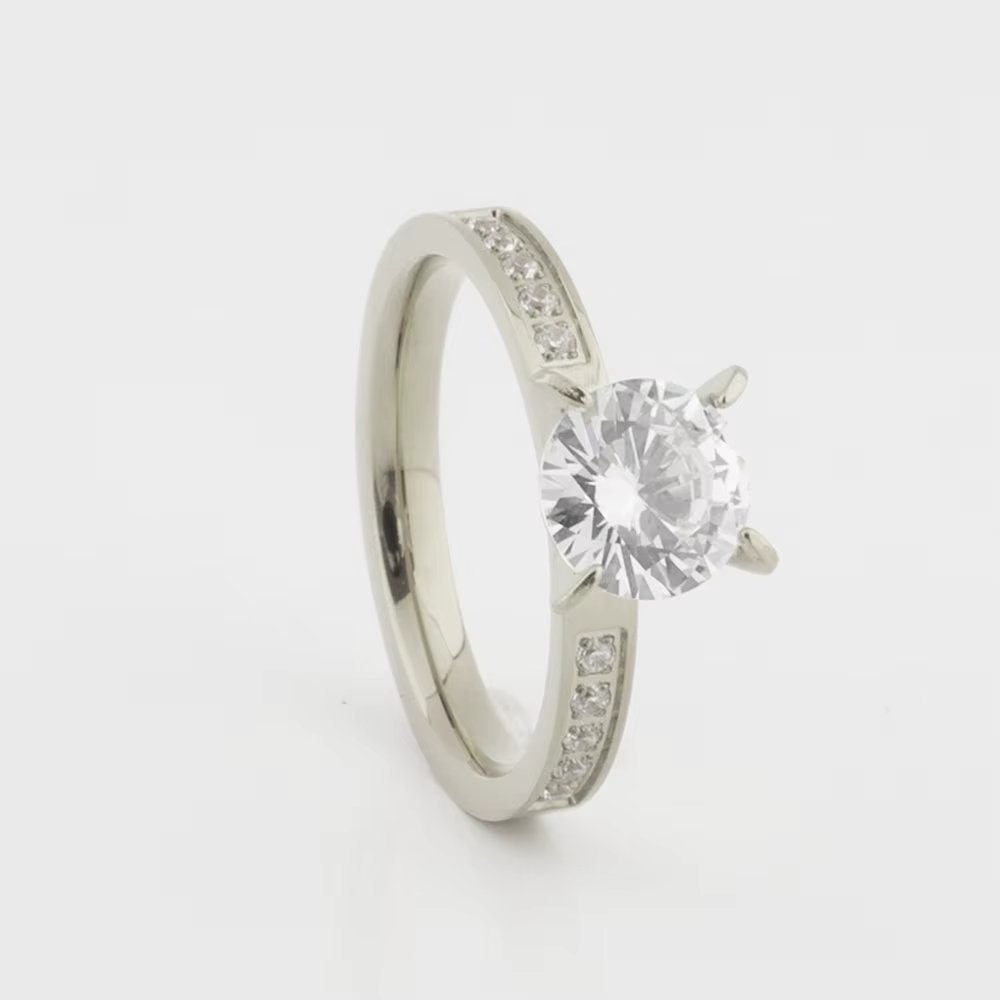 western designer dubai African fine 18k gold plated ladies jewelry cz diamond bridal wedding engagement rings for women girls