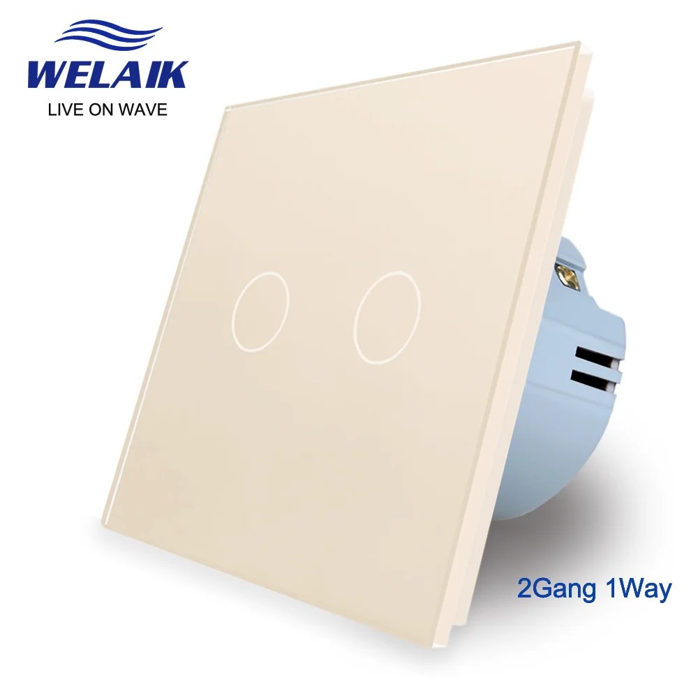 2Gang 1Way Ivory