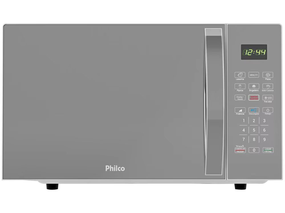 Philco 25L Silver Mirrored Microwave PMO28S - 110V