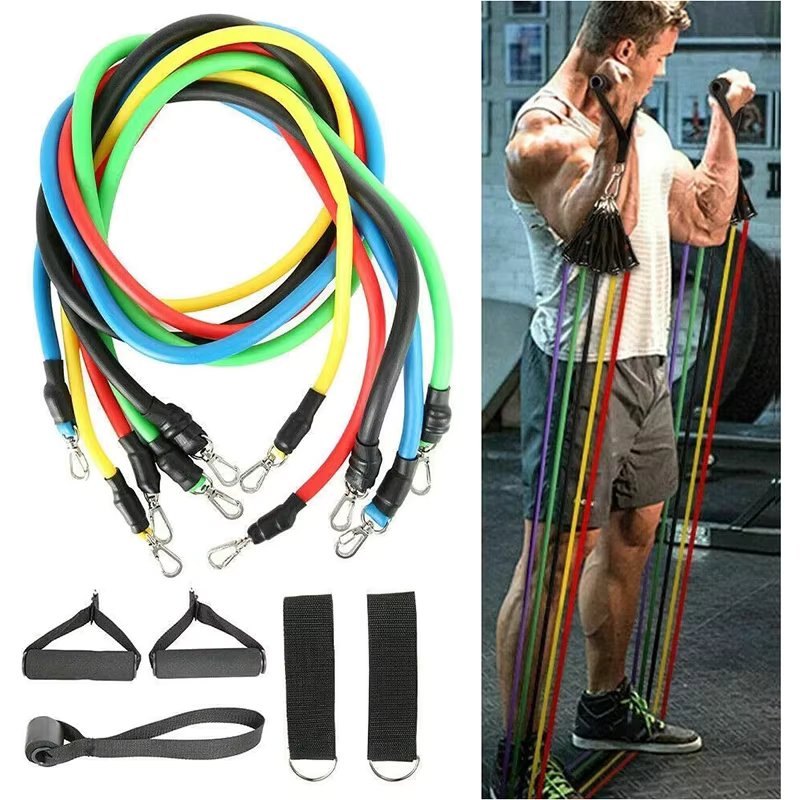 11PCS Resistance Set Can Carry  To 100 Pounds Of Resistance Training Suitable  Family Resistance Training Resistance Bands
