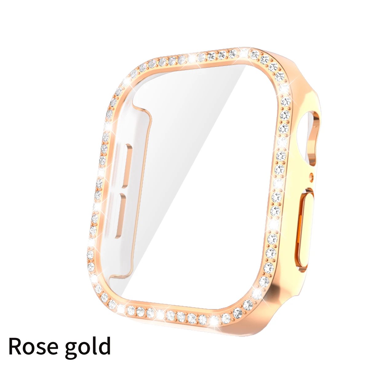 Glass+Diamond Cover For Apple watch 10 42mm46mm Crystal Hard PC Case Bling Bumper +Screen Protector iwatch series 10 Accessories