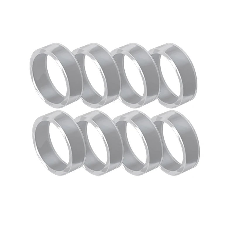 8pcs clear